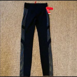 Spanx Moto ponte leggings faux leather